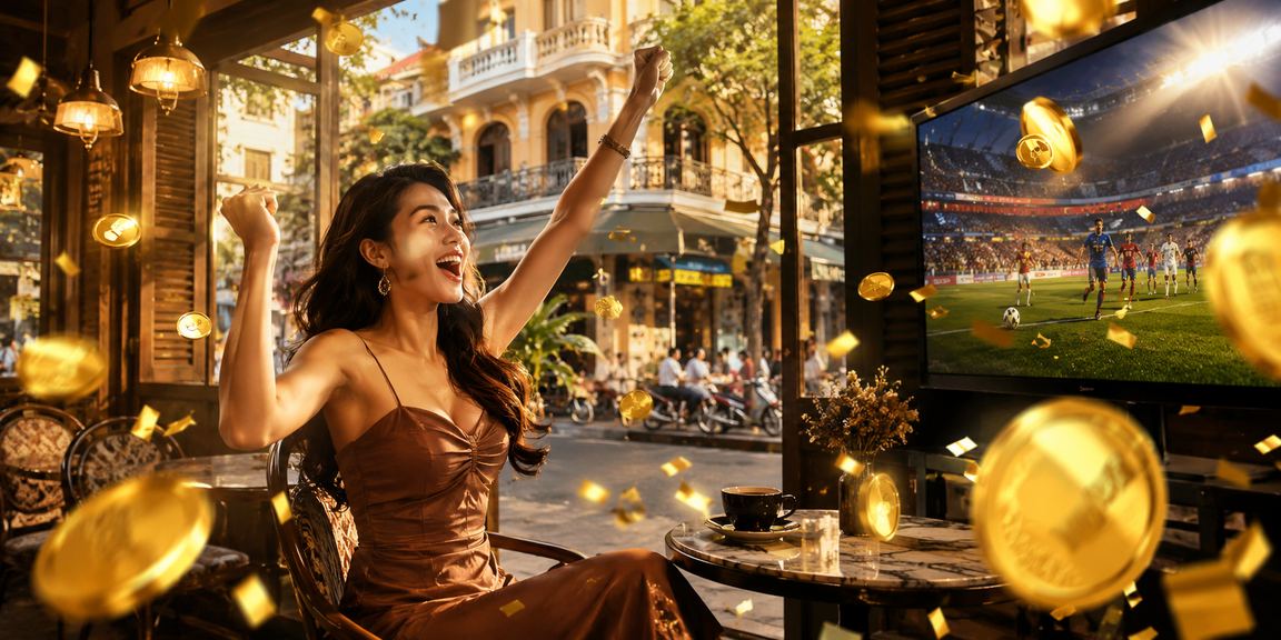 Người dùng TP.HCM thưởng thức cà phê và trải nghiệm casino giải trí trực tuyến
