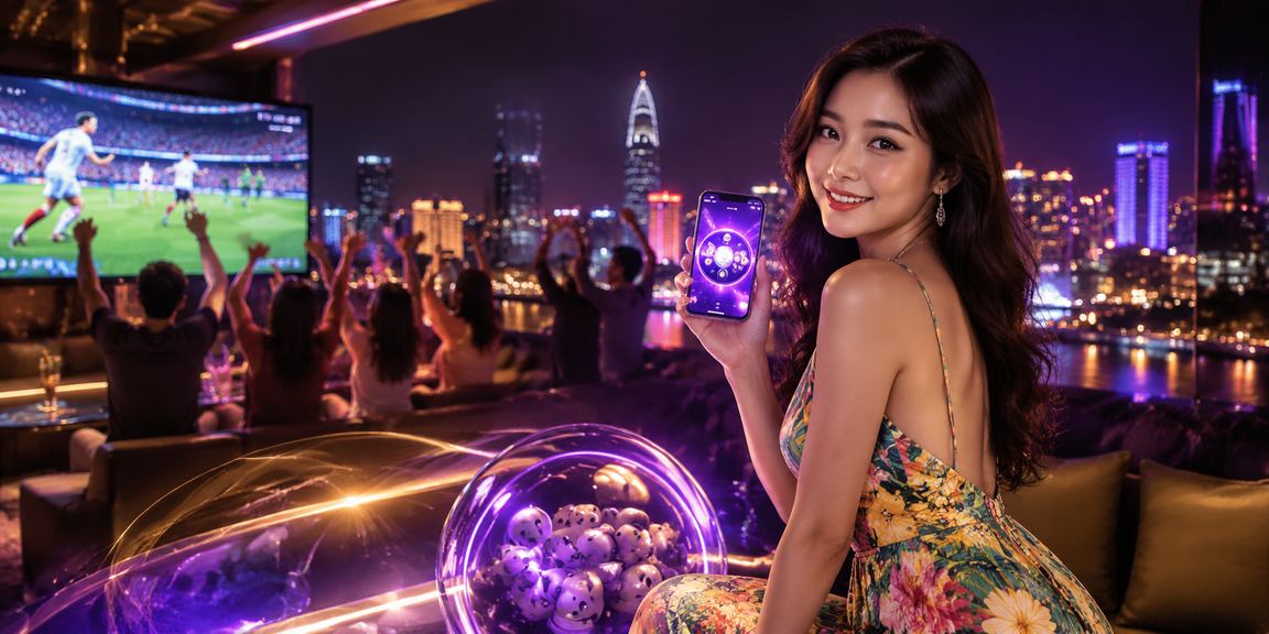 Đèn neon xổ số lô đề trực tuyến tại TP.HCM về đêm
